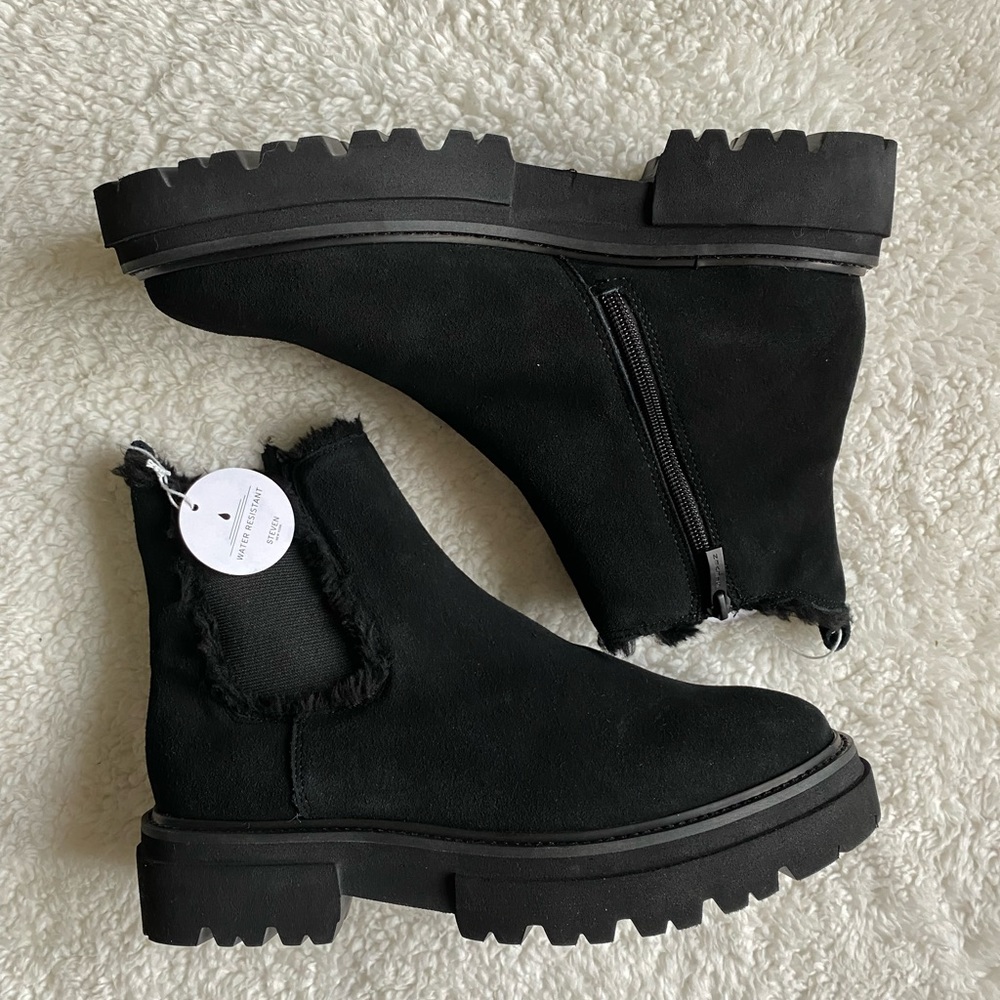 Steven New York Water Resistant Suede Avana Boots